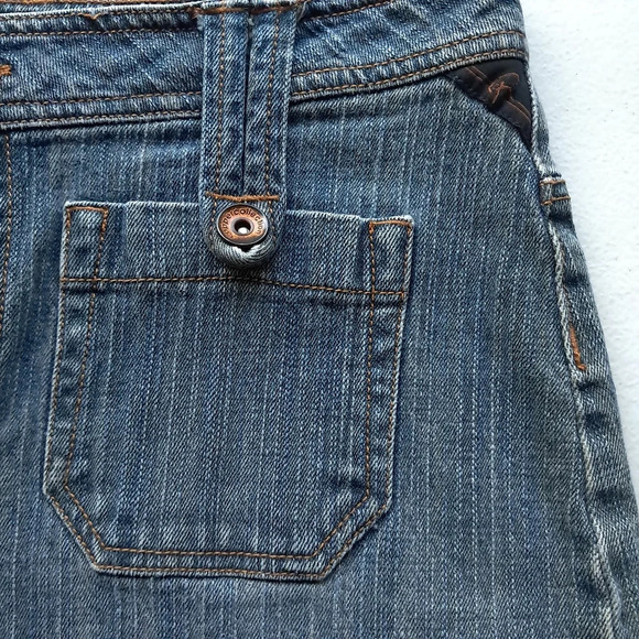 VTG Jean Denim Mini with Copper Detail - Picture 6 of 8